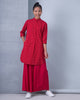 Basic Mid-Length Kurta - Red