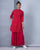 Basic Mid-Length Kurta - Red