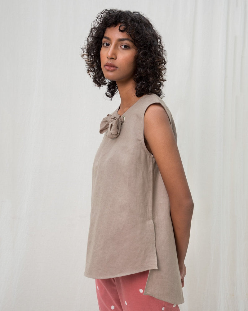 Rivet Top - Grey