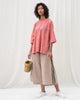 Curved Hem Top - Pink