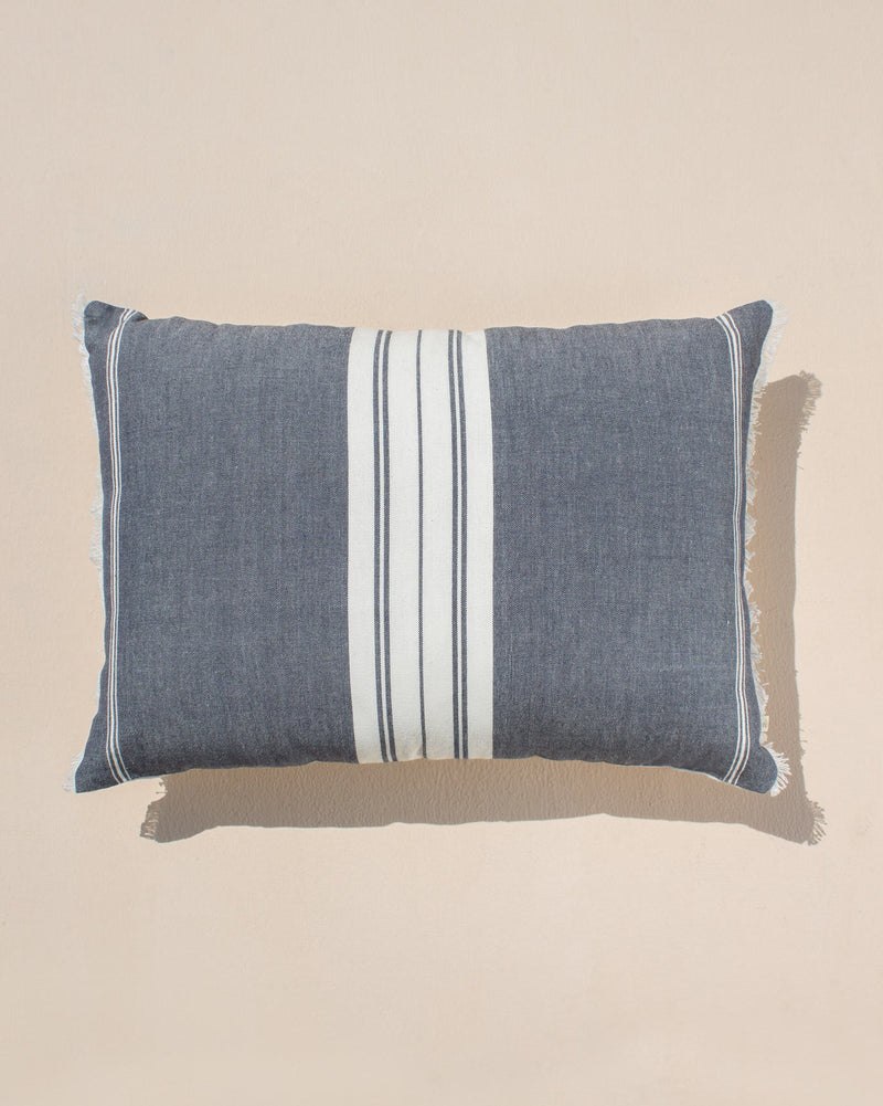 Stripey Lumbar Pillow Cover