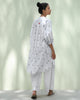 Lazy Sunday Tunic - Grey Ikat