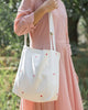 Moonshine Bag - Ivory & Red