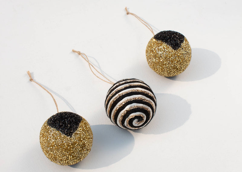 Beaded Bauble Decor (Set of 3)