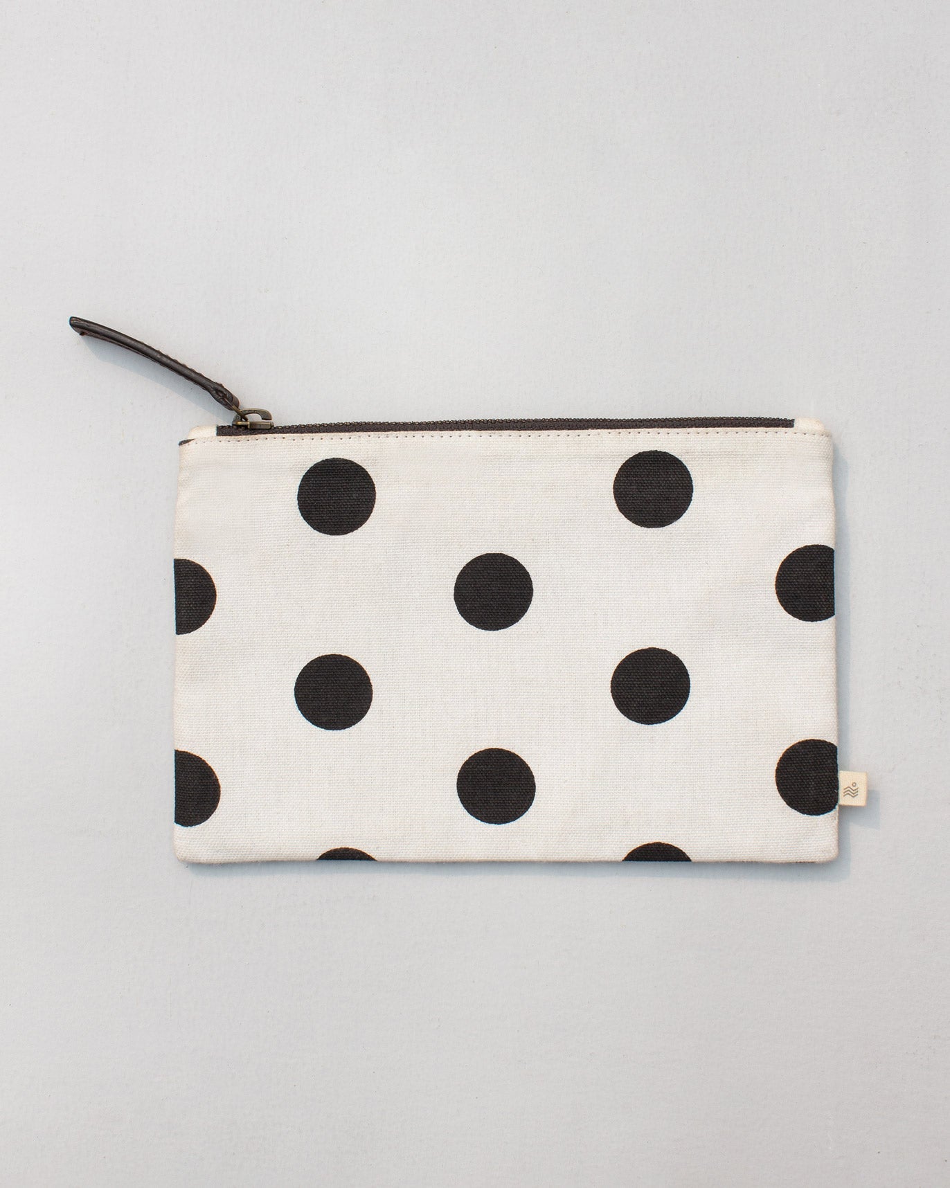 Stripe & Polka Pouch - Black & White