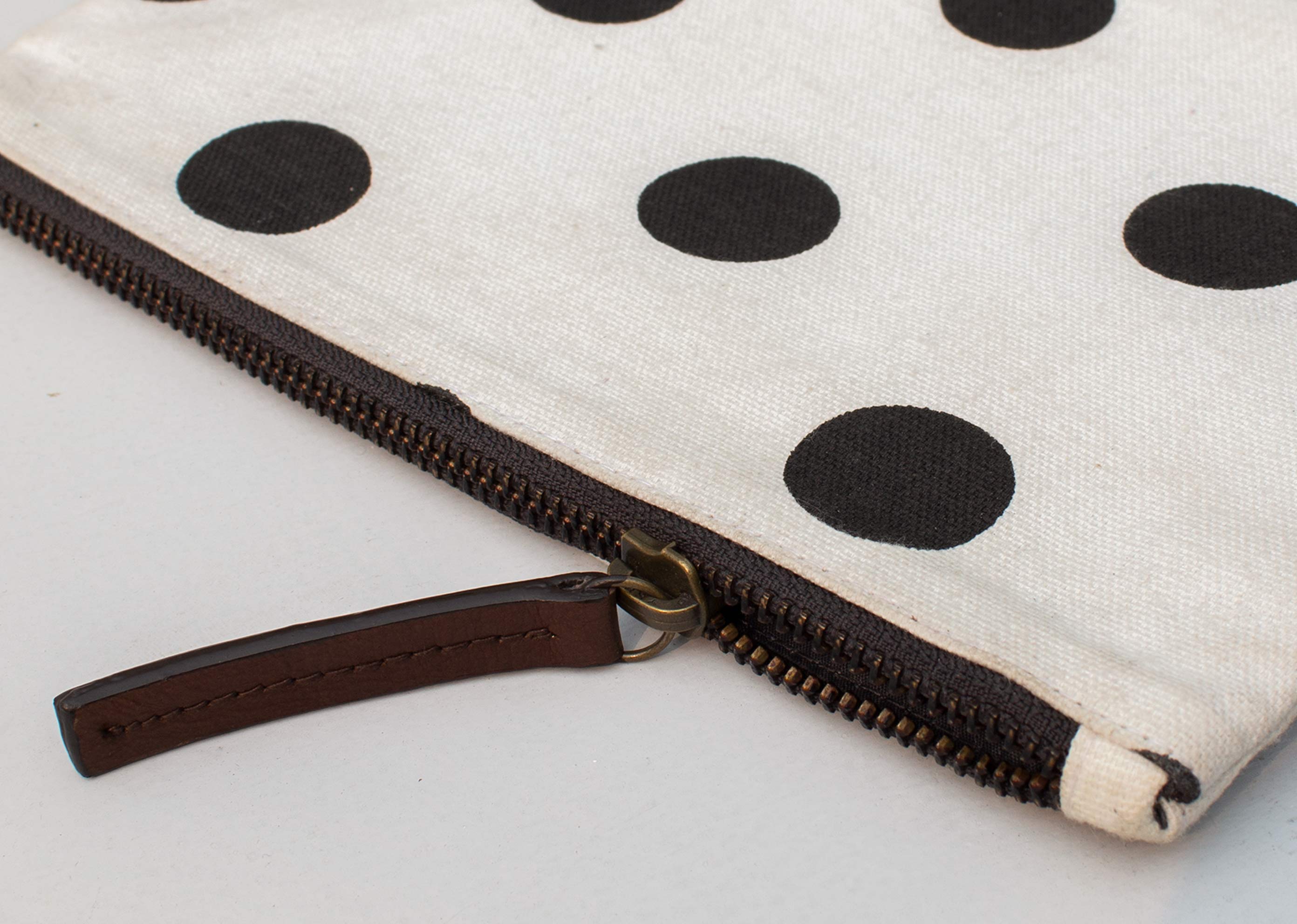 Stripe & Polka Pouch - Black & White