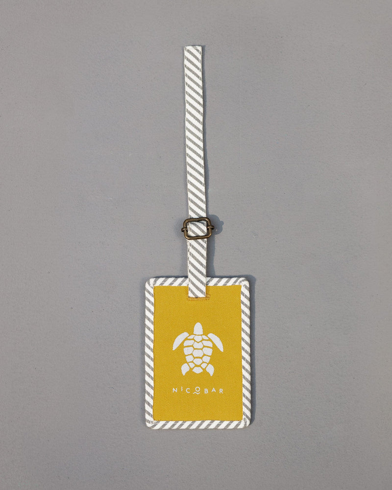 Turtle Bag Tag - Yellow