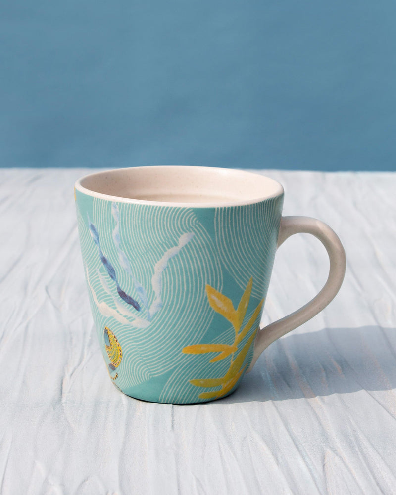 Seaweed Mug - Aqua