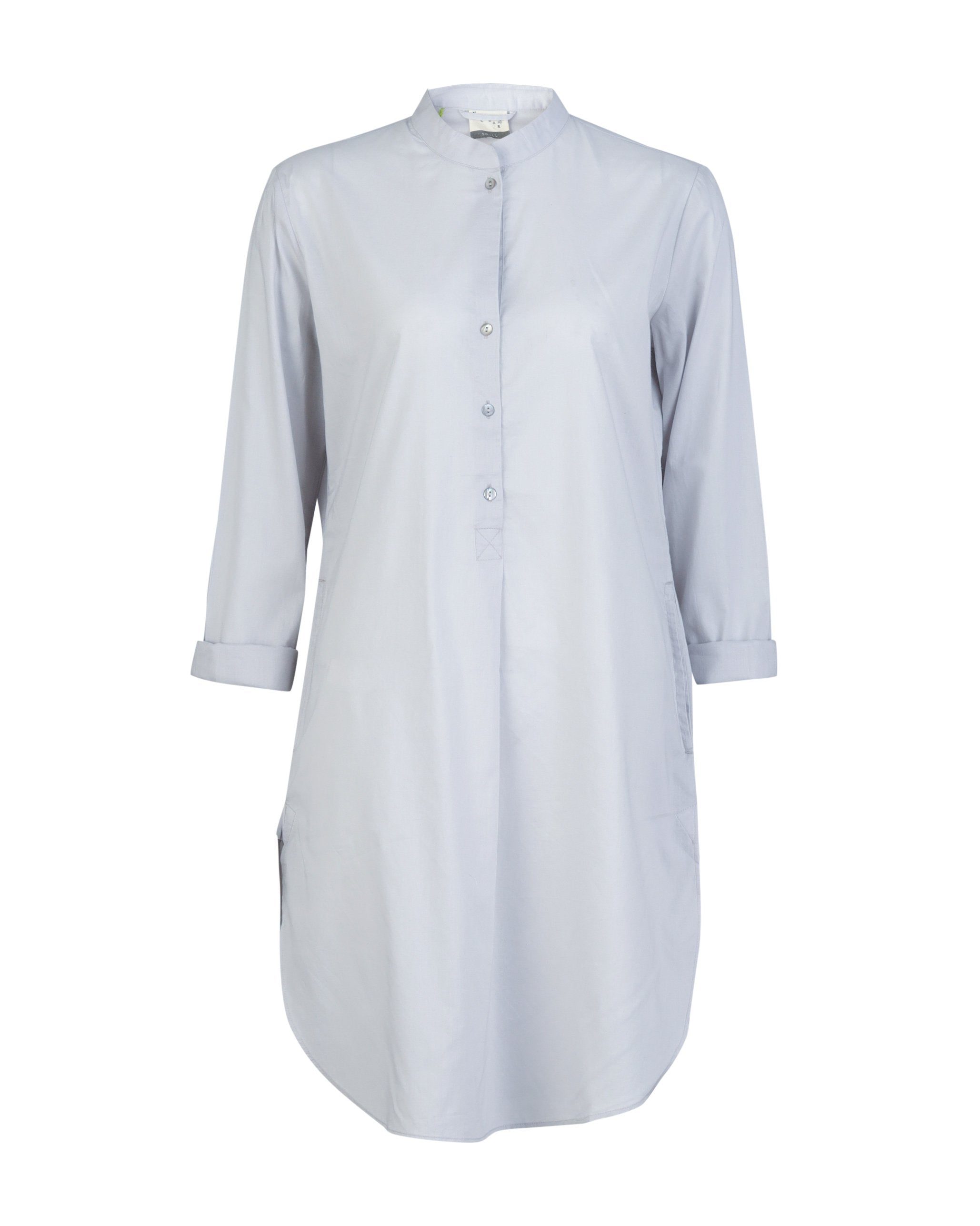 Mid-Length Kurta - Ash Grey