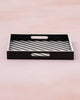 Mime Stripe Wooden Tray