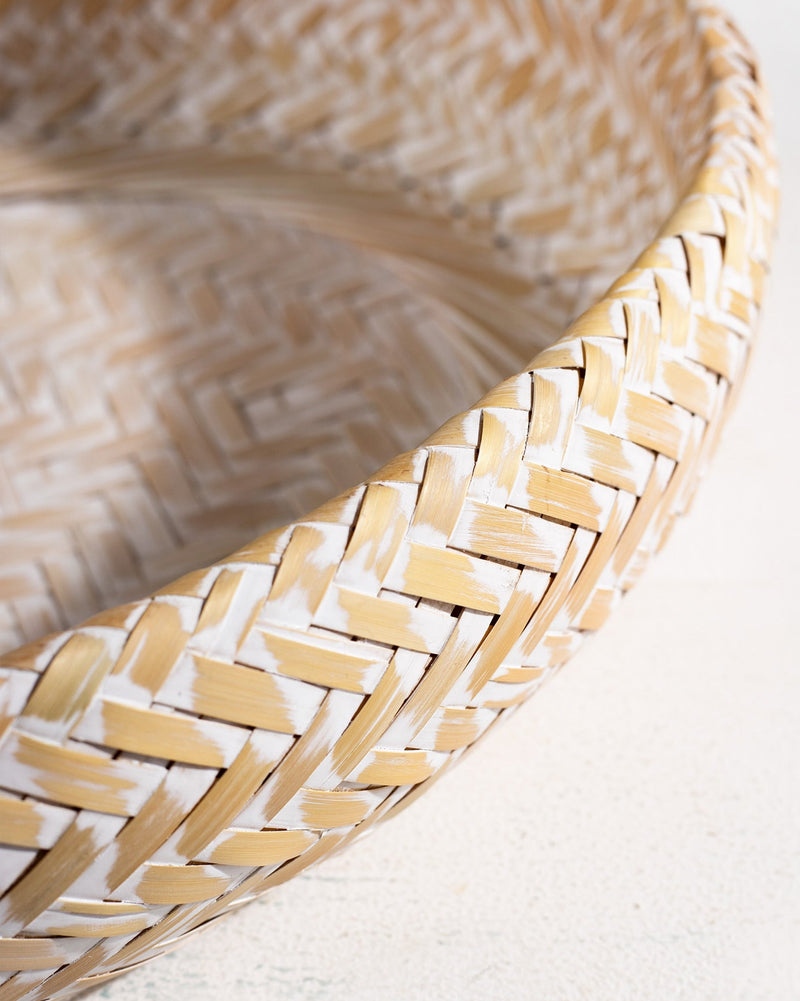 Double Walled Bamboo Bread Basket
