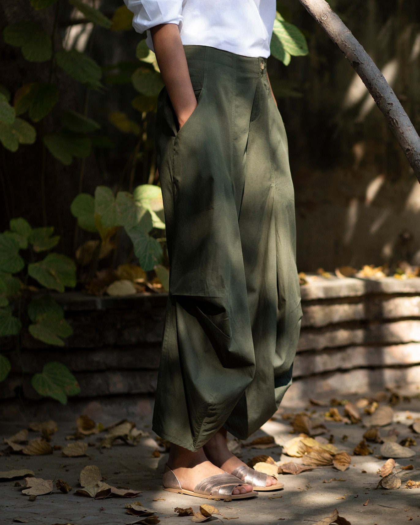 Jinan Trousers - Olive