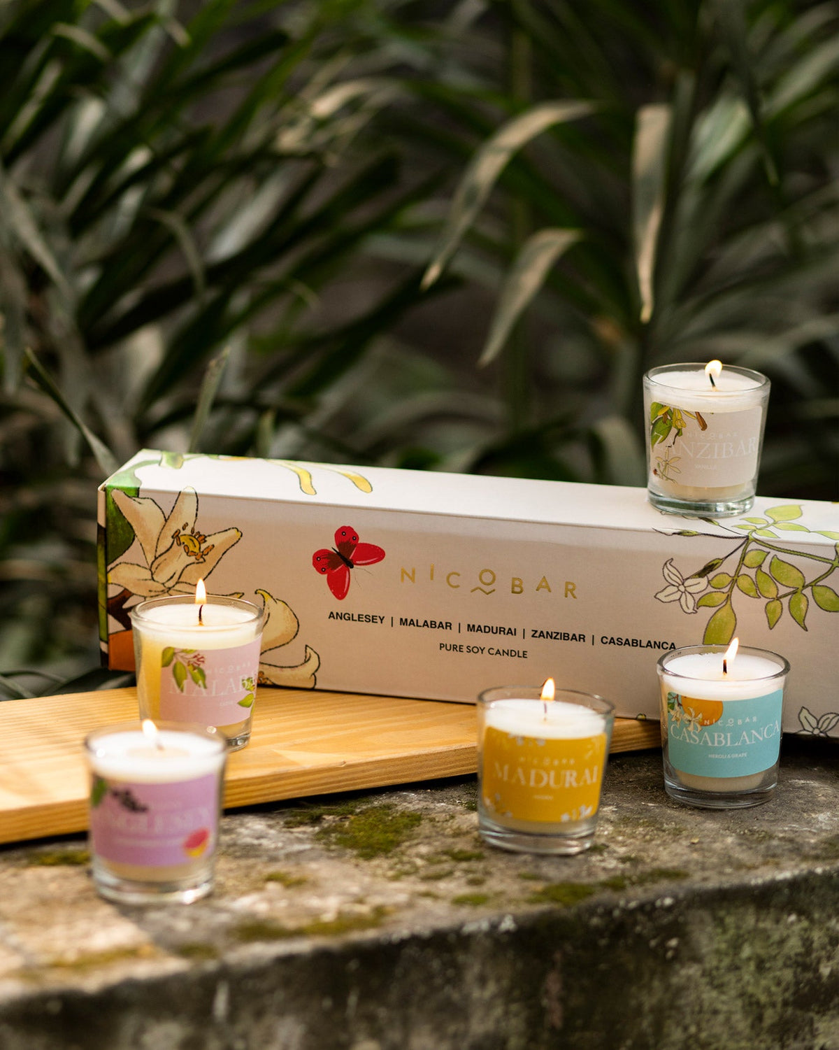 Jar Candles - Set of 5