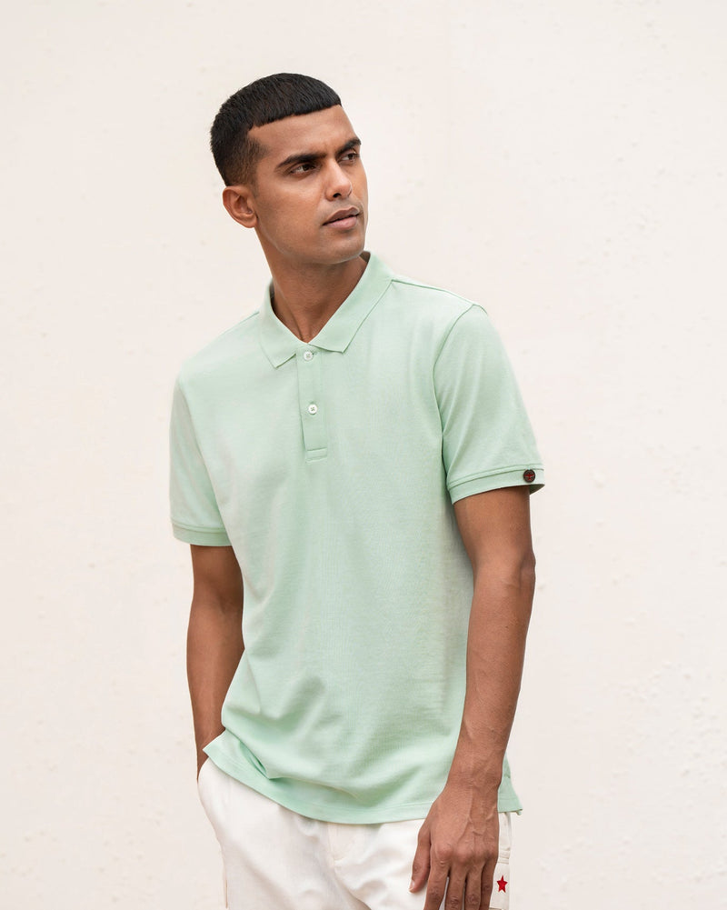 Polo T-shirt - Aqua