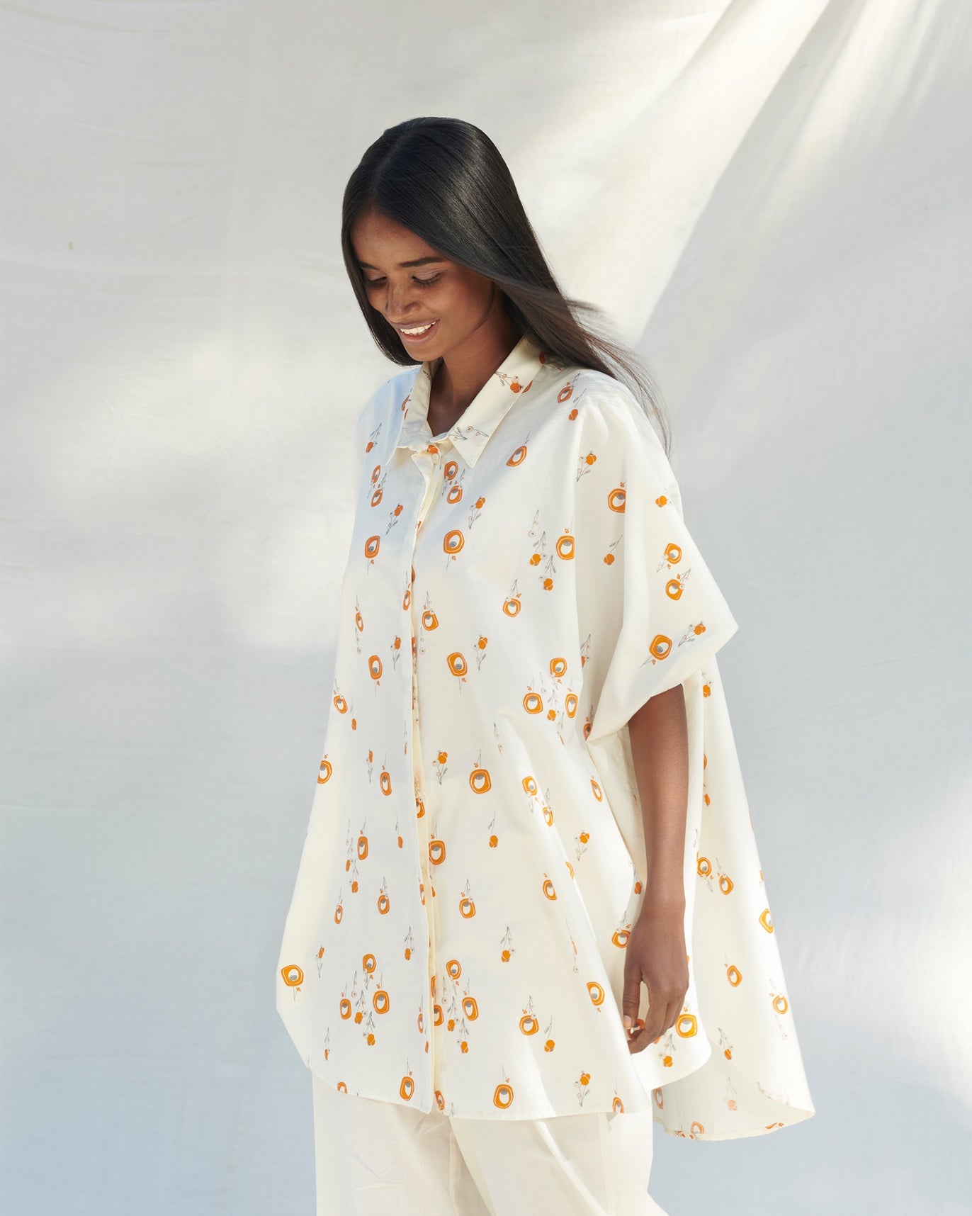 Kaftan Shirt - Ivory