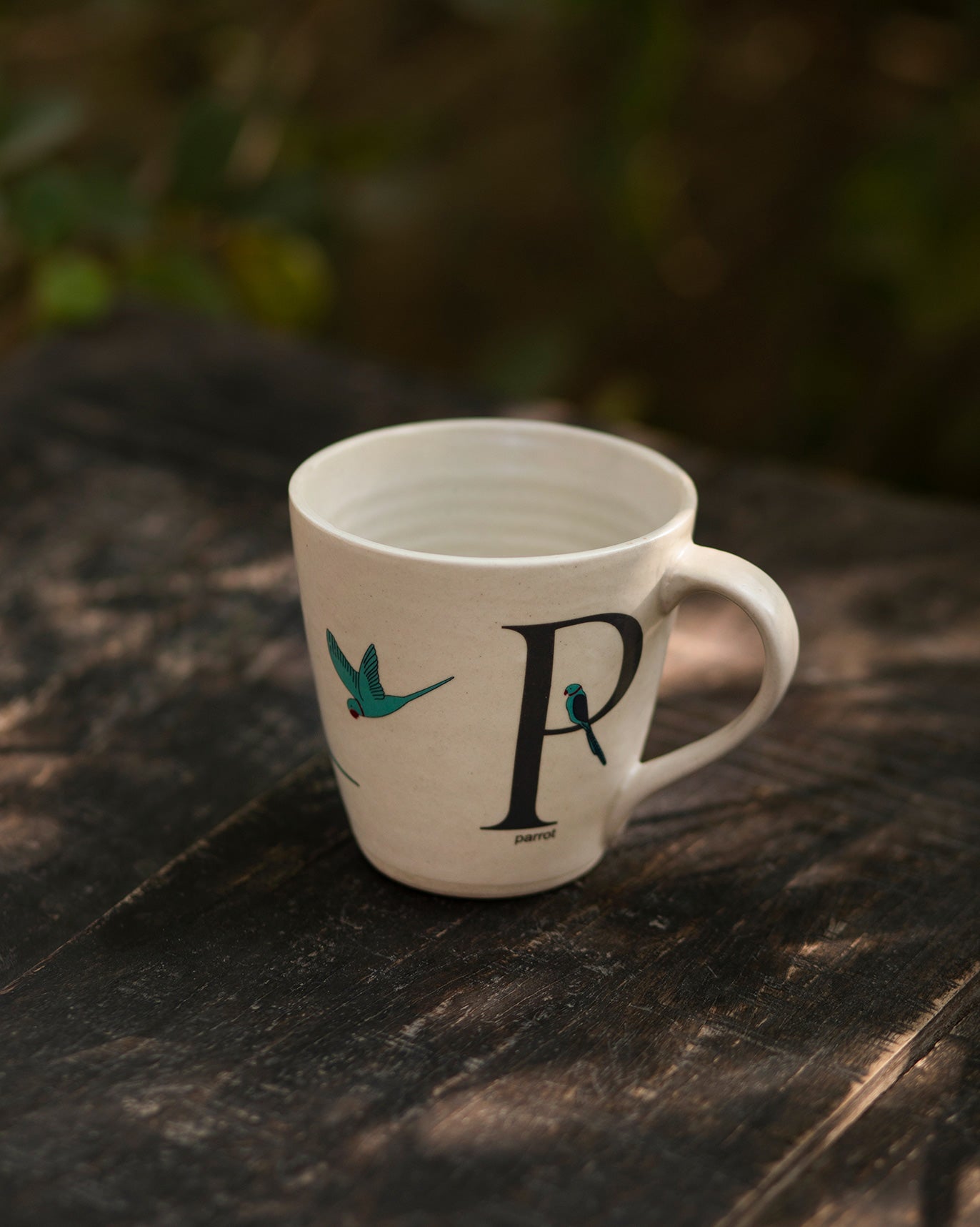 Alphabet P Mug - Stoneware