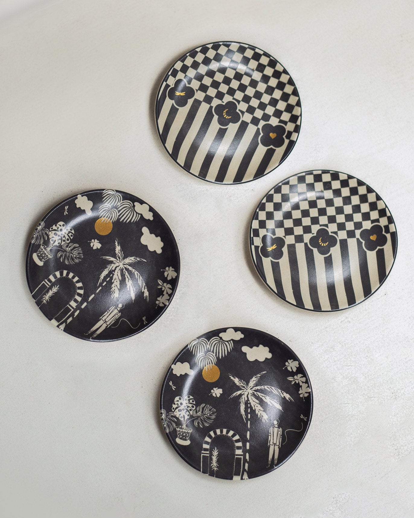 Mandovi Tea Plates (Set of 4)
