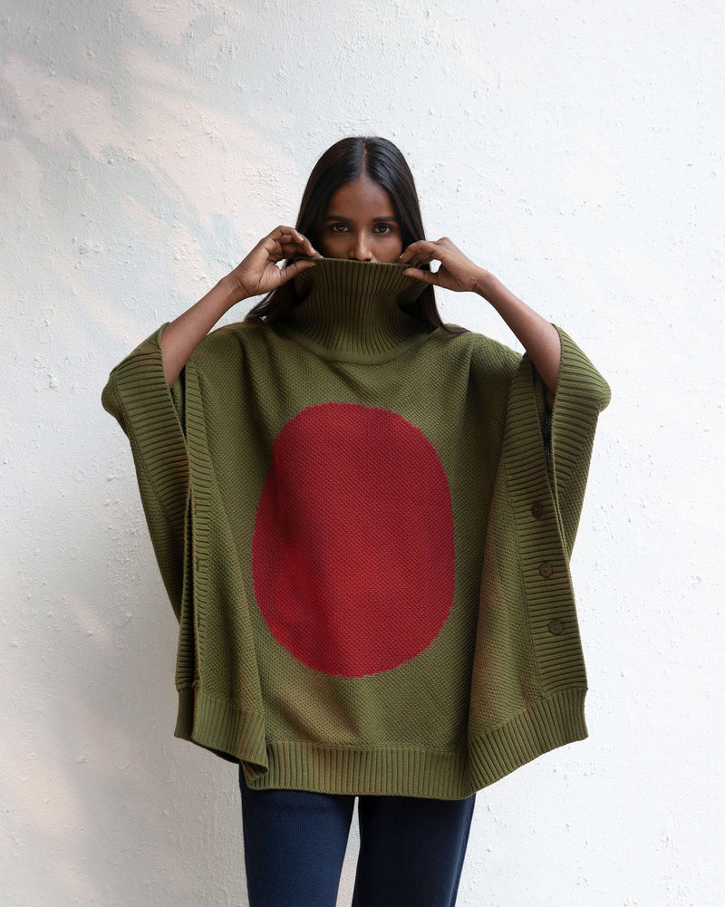 Baggy Sweater - Olive