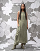 High Slit kurta - Grey & Lime