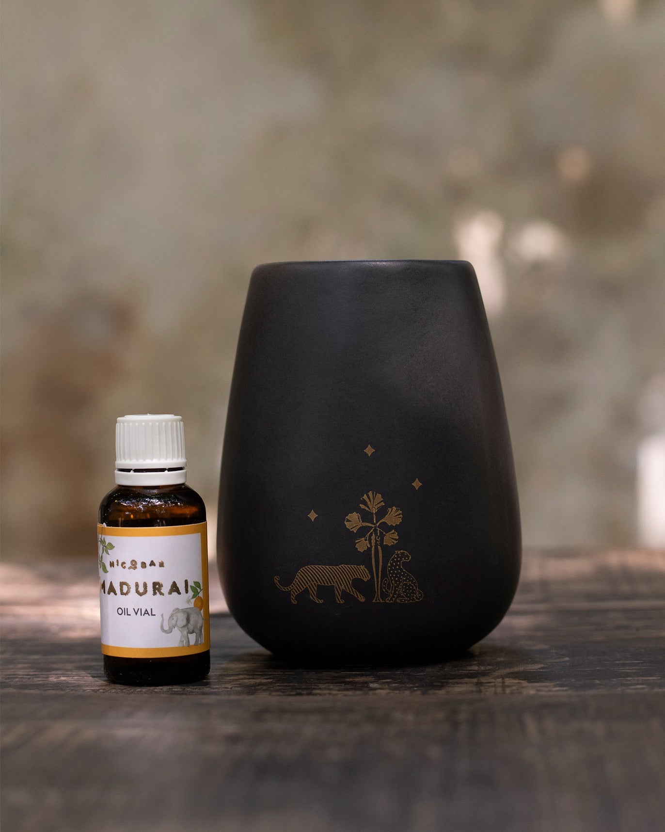 Sher Diffuser + Tea-Light + Vial (Madurai)