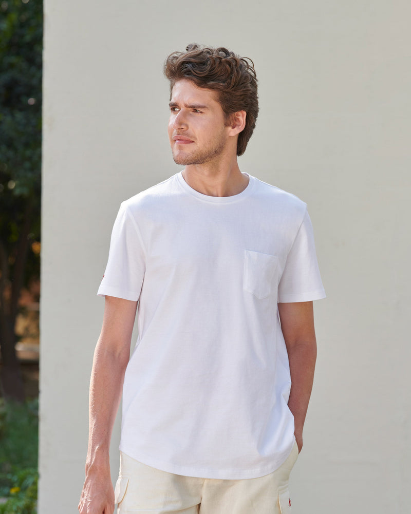 Pocket T-shirt - White