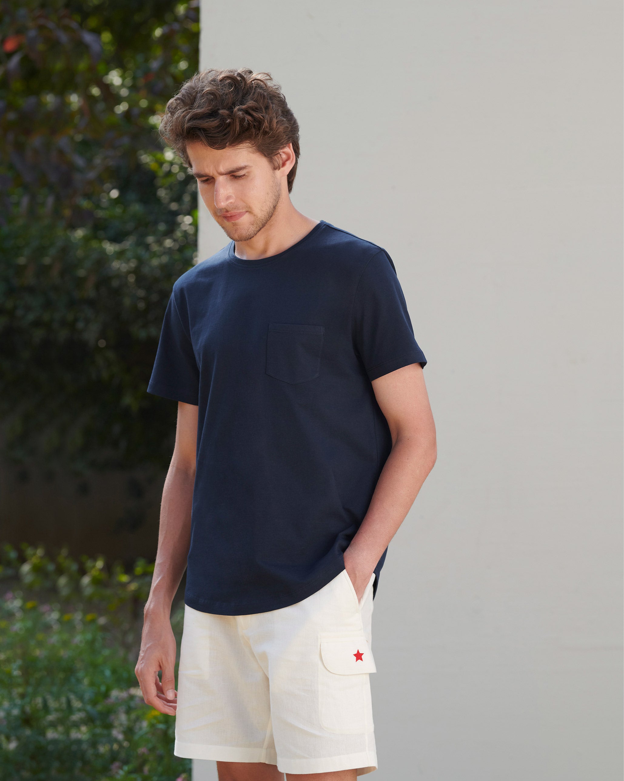 Pocket T-shirt - Navy