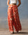 Drawstring Pants - Orange