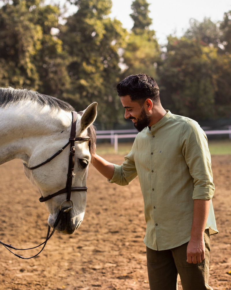 Nawab Shirt - Olive