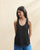 Ukiyo Racerback Tank - Black