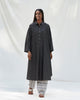 Anti-fit kurta - Charcoal