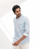 Pondicherry Shirt - Blue & Red