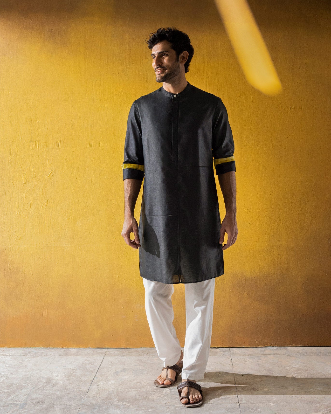 Moonbeam Kurta - Black