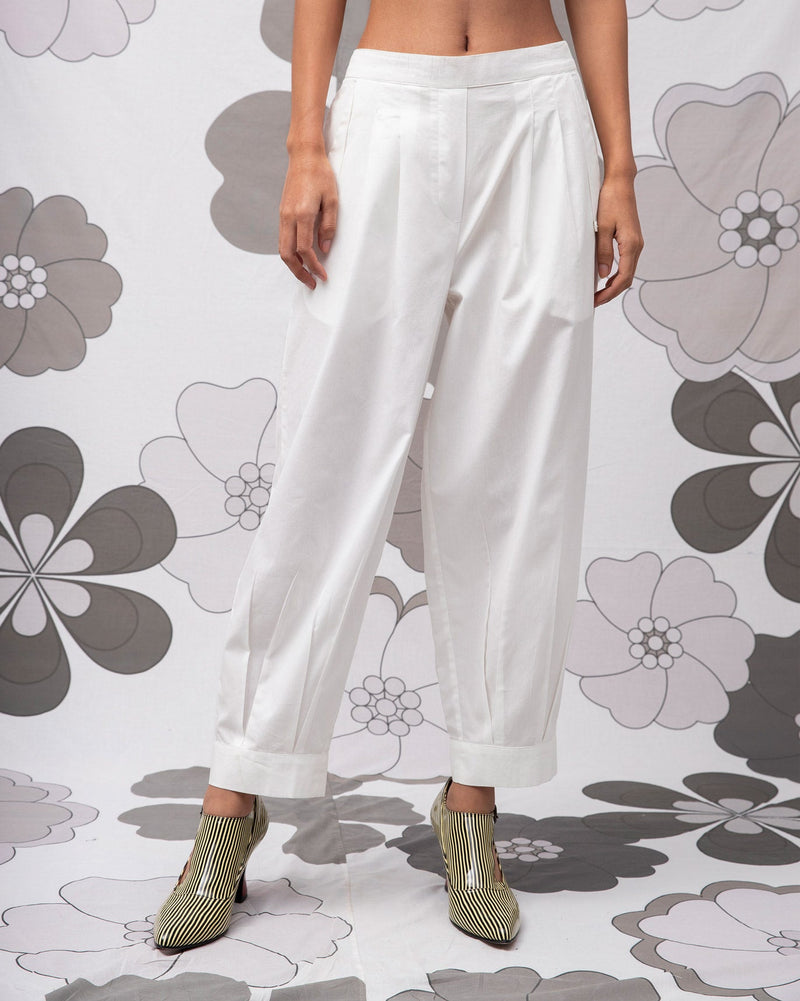 Dart Trousers - Ivory