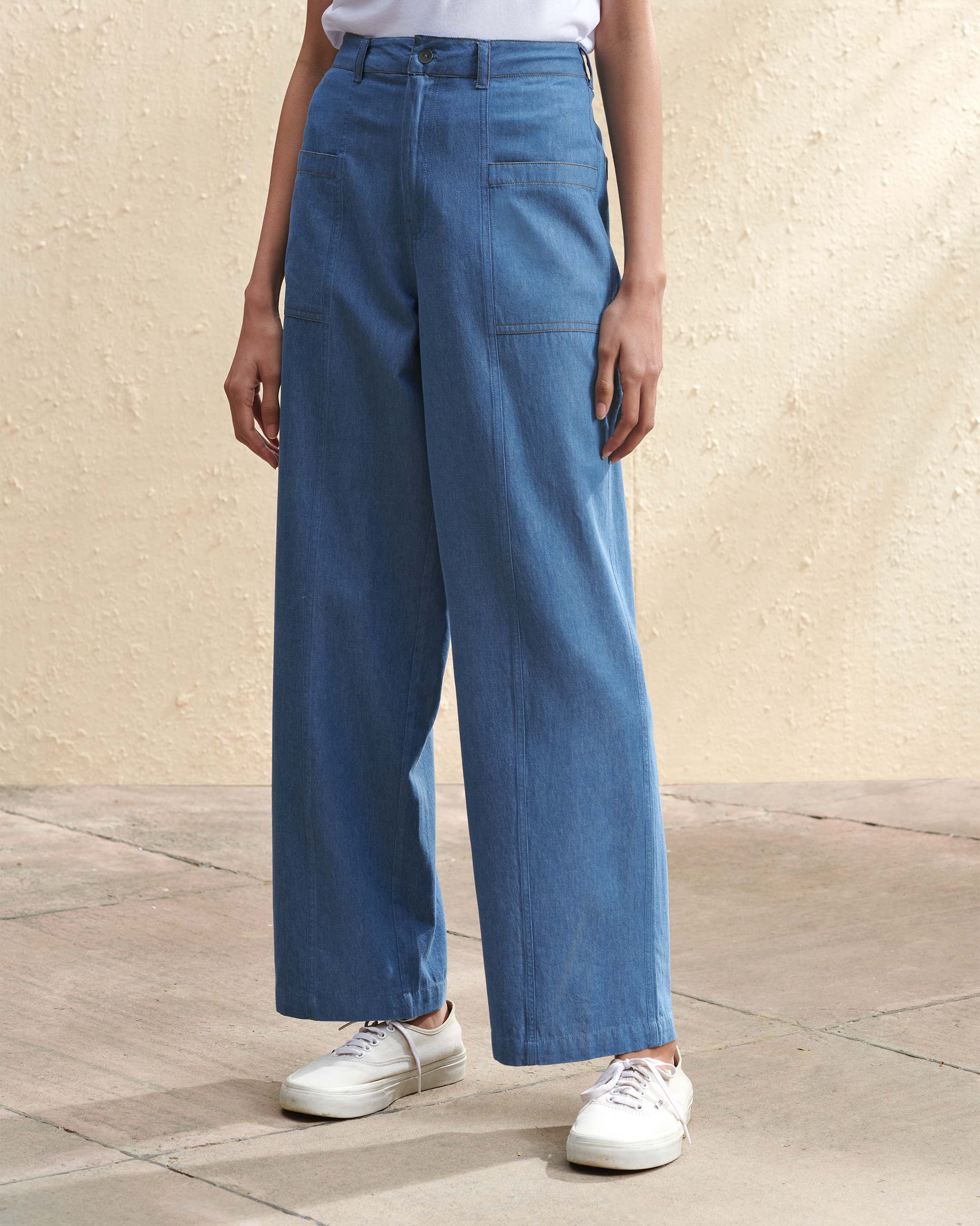 Teesta Trousers - Denim