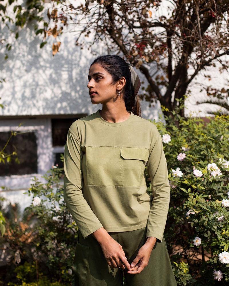 Panel Top - Light Olive