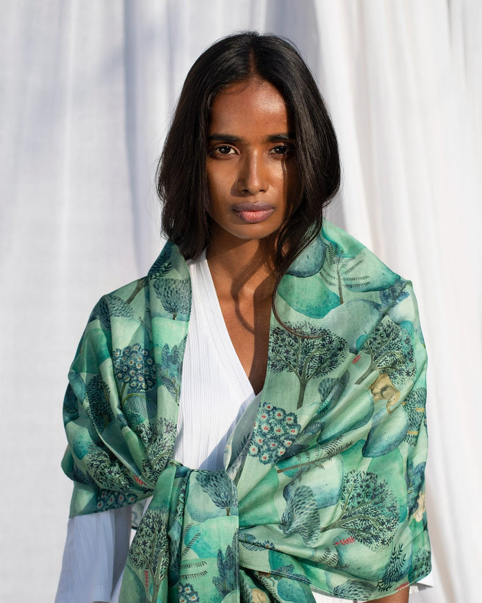 Mangrove Scarf - Blue