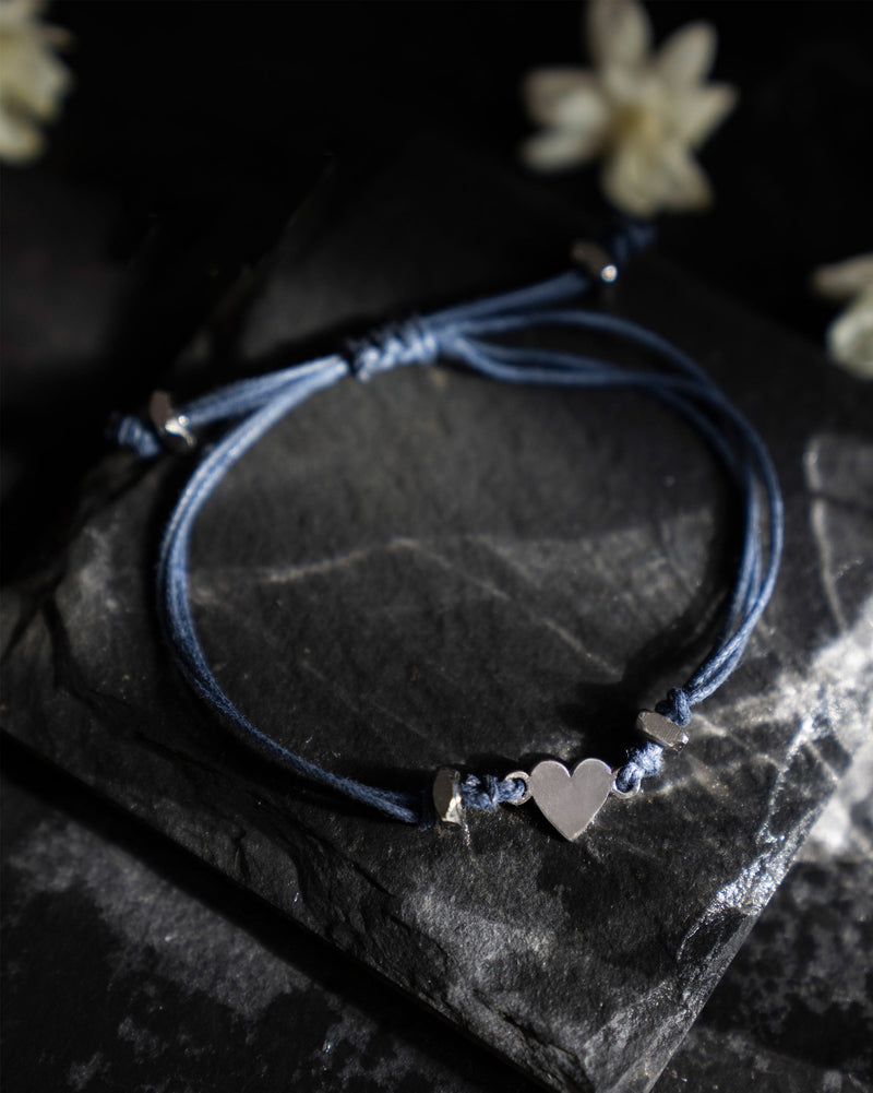 Heart Rakhi - Blue