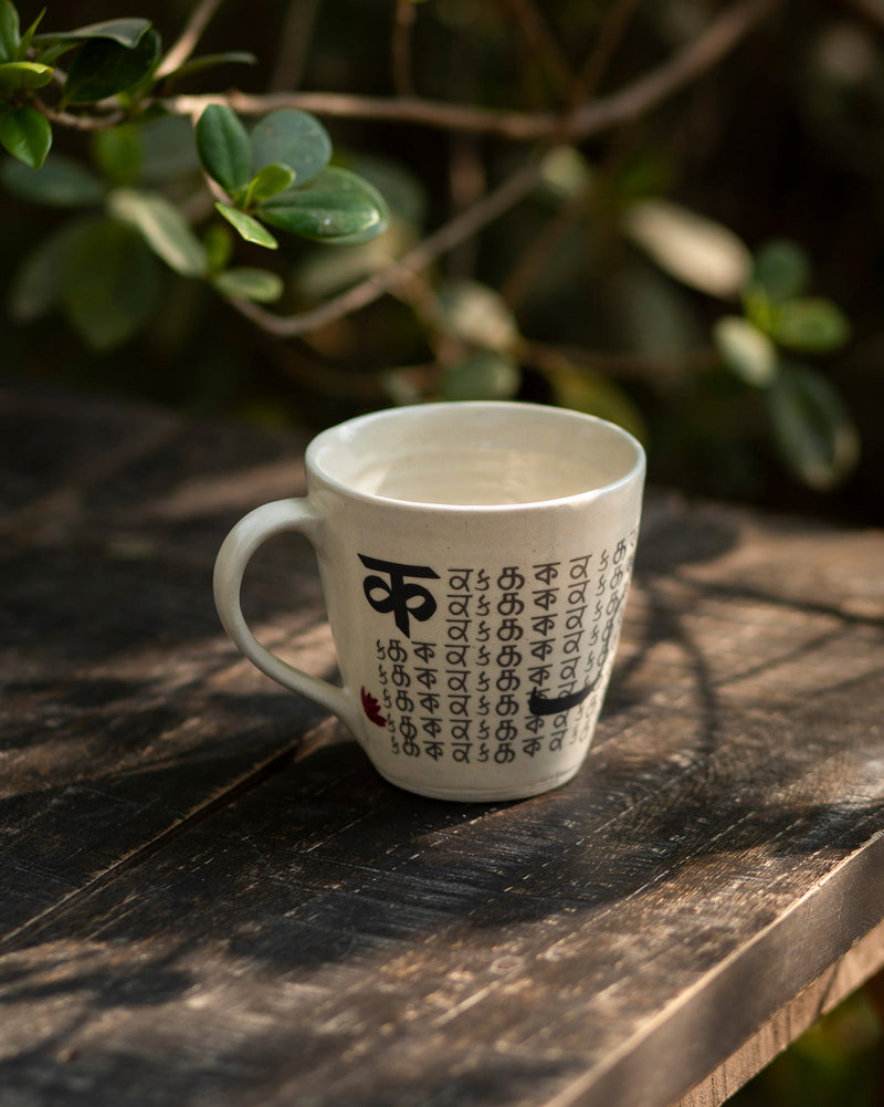 Alphabet K Mug - Stoneware