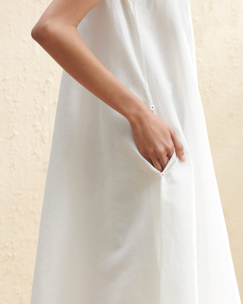 Double Layer Dress - Ivory