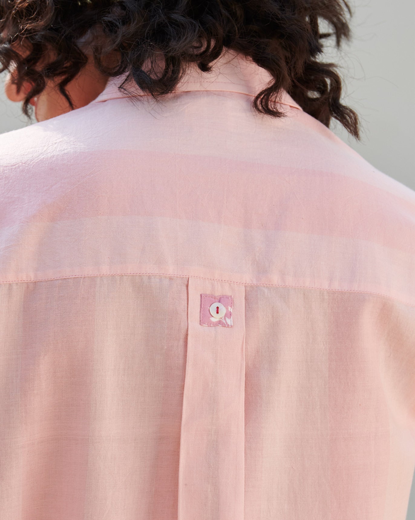 Boxy Long Shirt - Pink