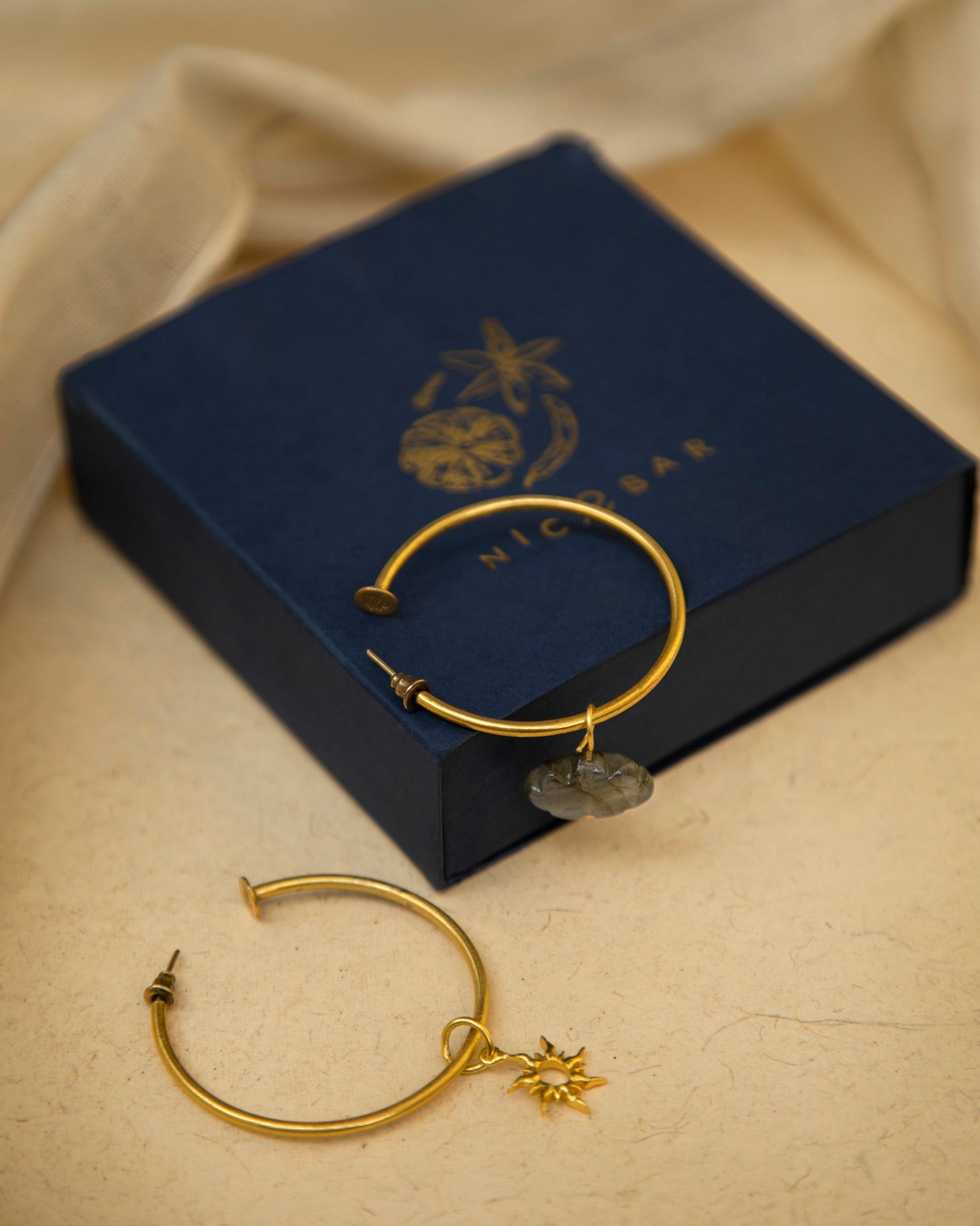 Celestial Hoops - Gold