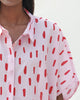 Kaftan Shirt - Pink & Red