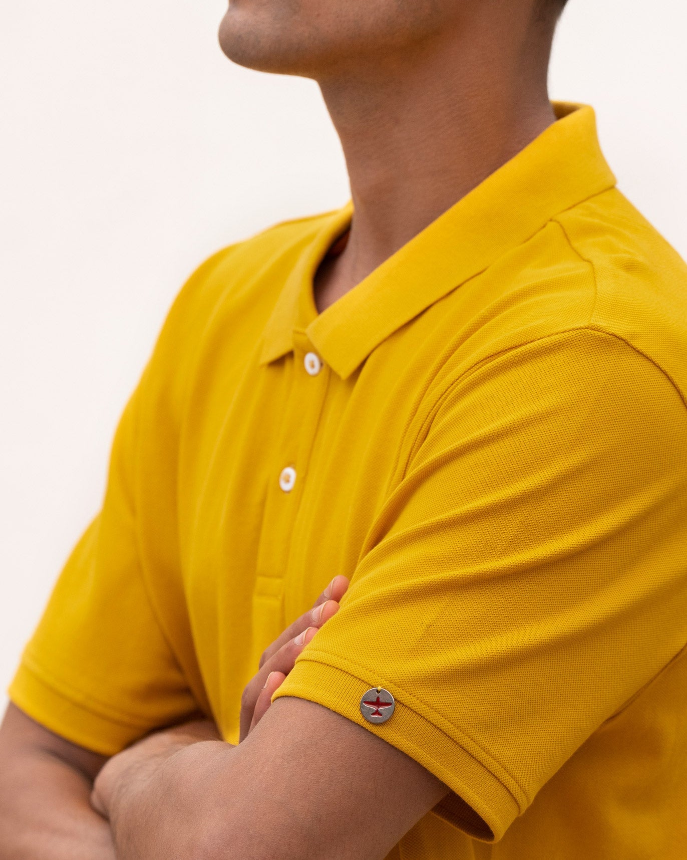 Polo T-shirt - Ochre