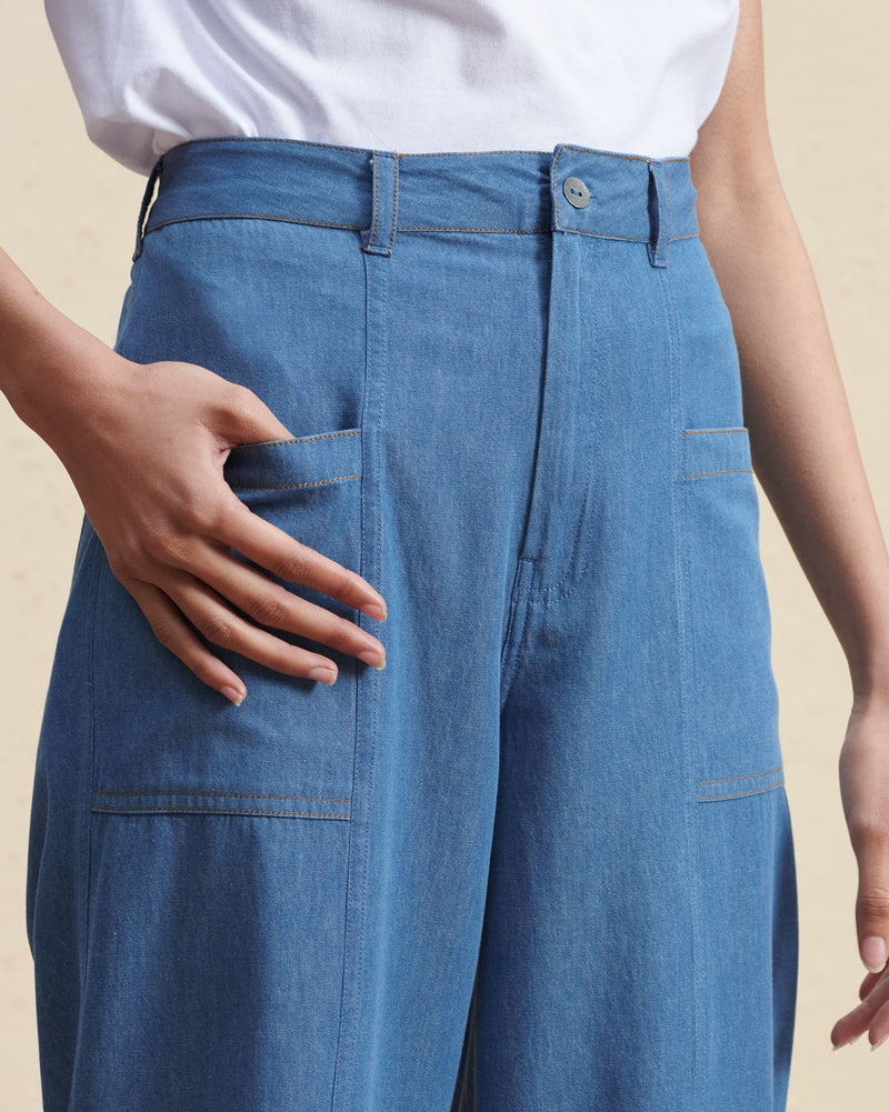 Teesta Trousers - Denim