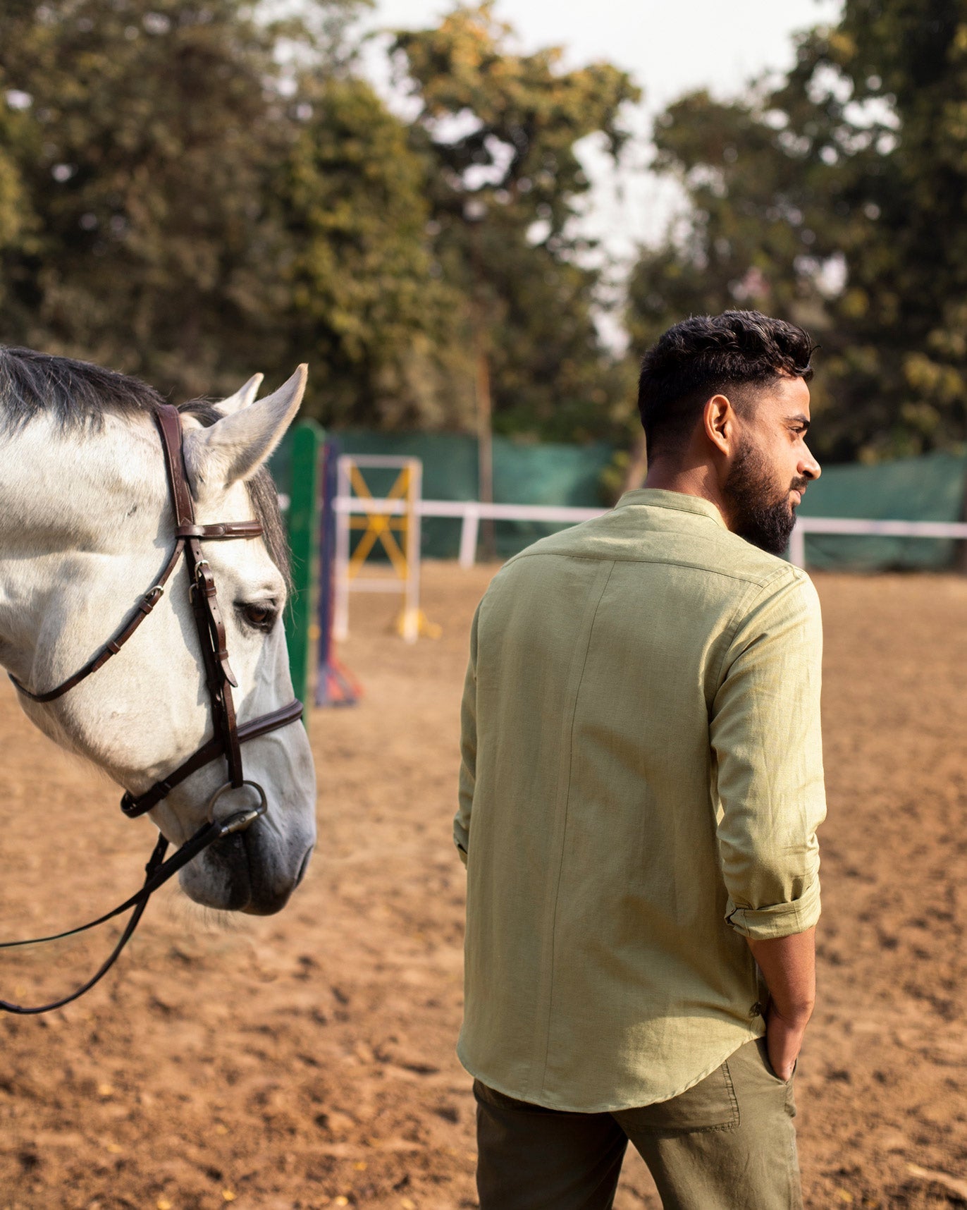 Nawab Shirt - Olive