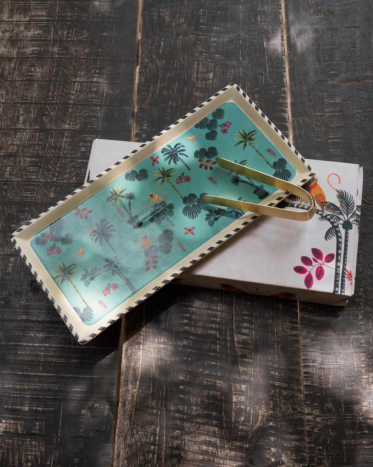 Tropico Cookie Tray with Tong