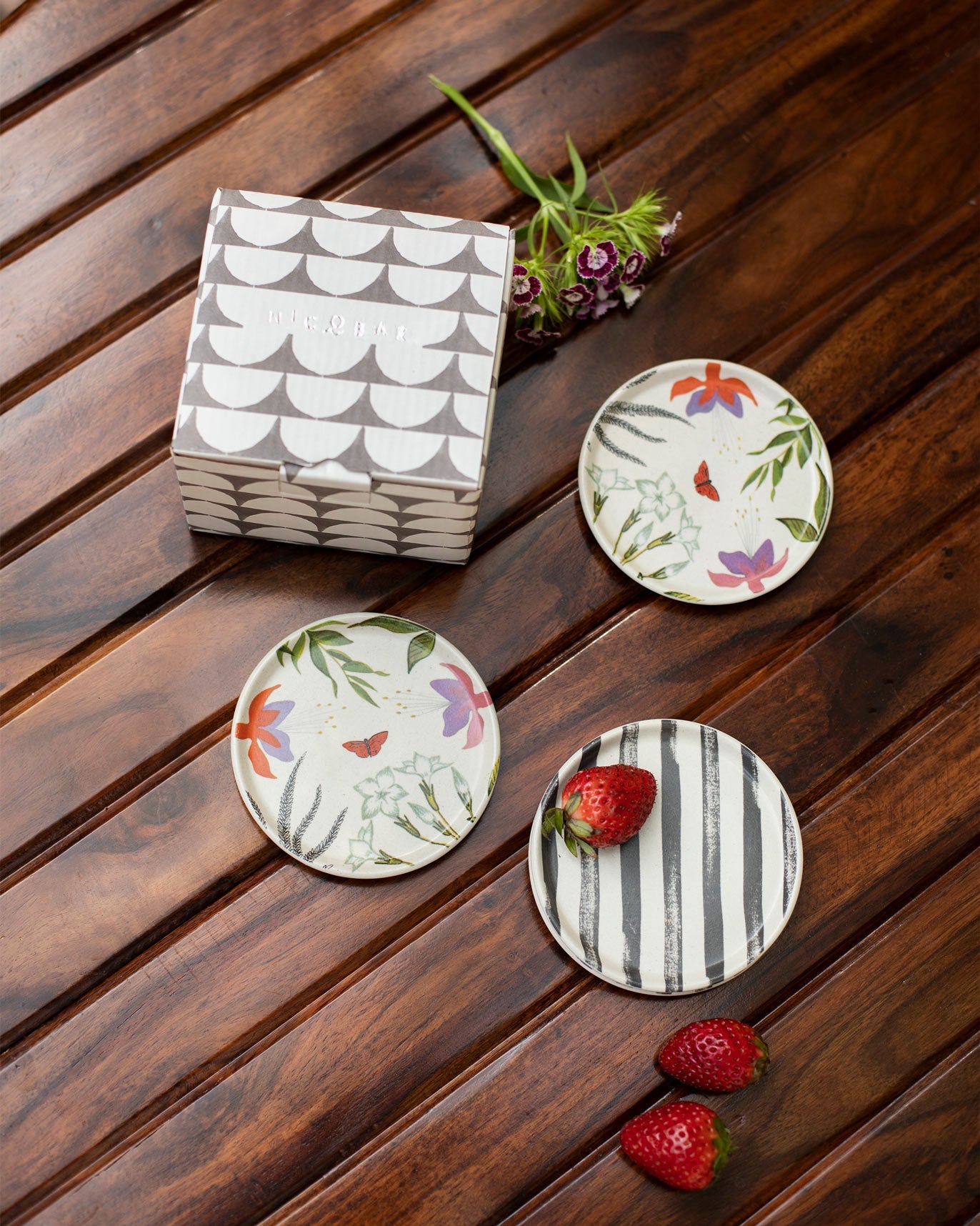 Botanical Coasters (Set of 4)