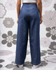 Belted Trousers - Blue