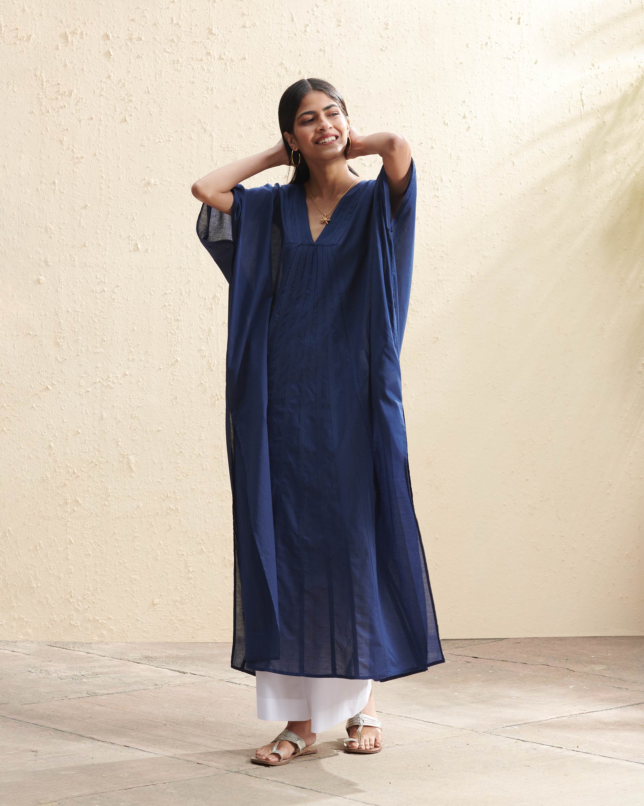 Tulum Kaftan - Navy