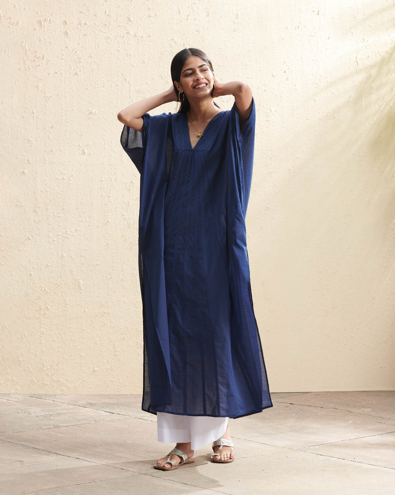 Tulum Kaftan - Navy